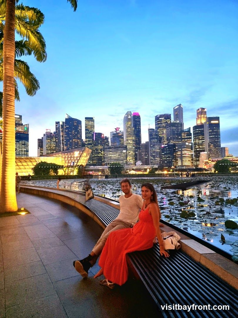 Lotus On Water - Marina Bay Sands