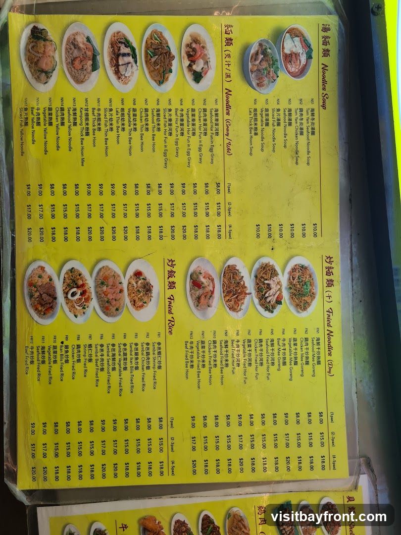Noodles Soup, Noodles (Gravy/Wet), Fried Noodles (Dry), Fried Rice