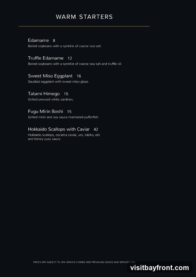 WARM STARTERS