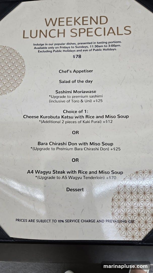Indulge in our popular dishes, presented in tasting portions. Available only on Fridays to Sundays, 11:30am to 3:00pm. Excluding Public Holidays and eve of Public Holidays.