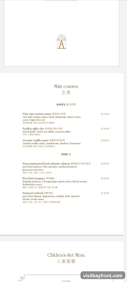 Main courses