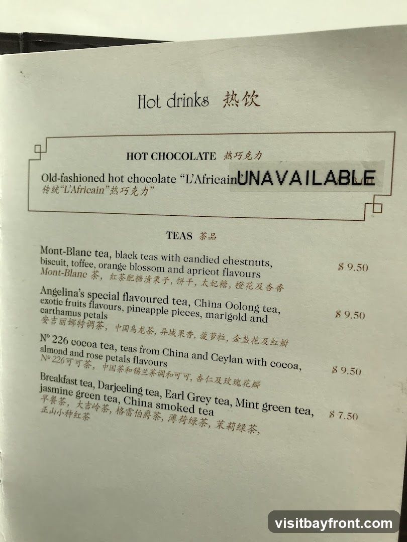 Hot drinks