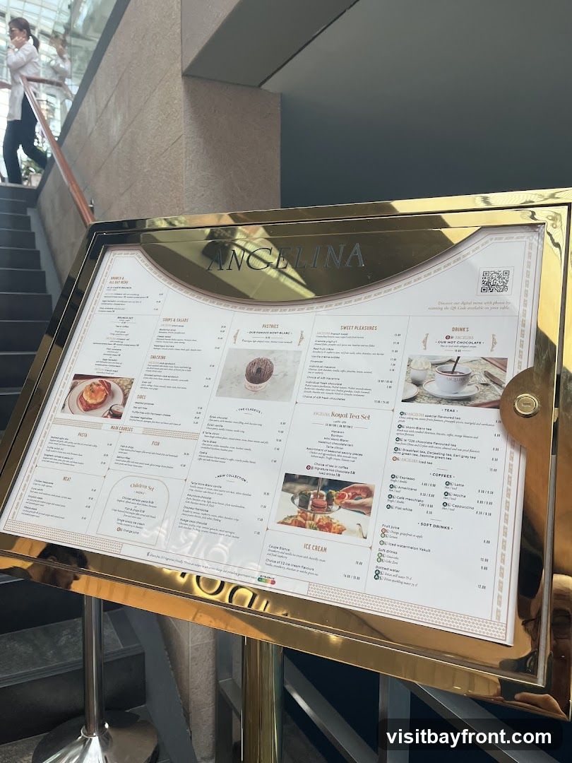 ANGELINA Menu