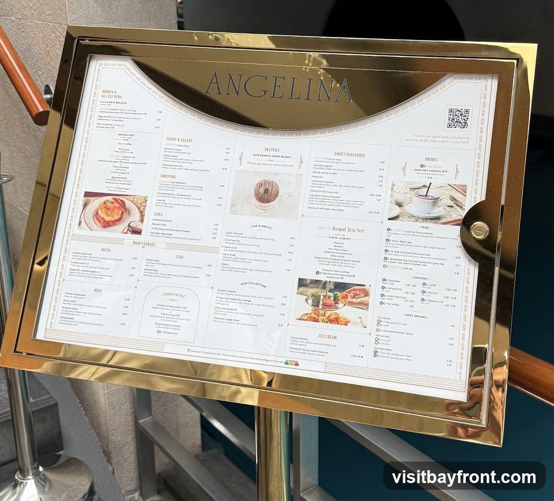 ANGELINA Menu