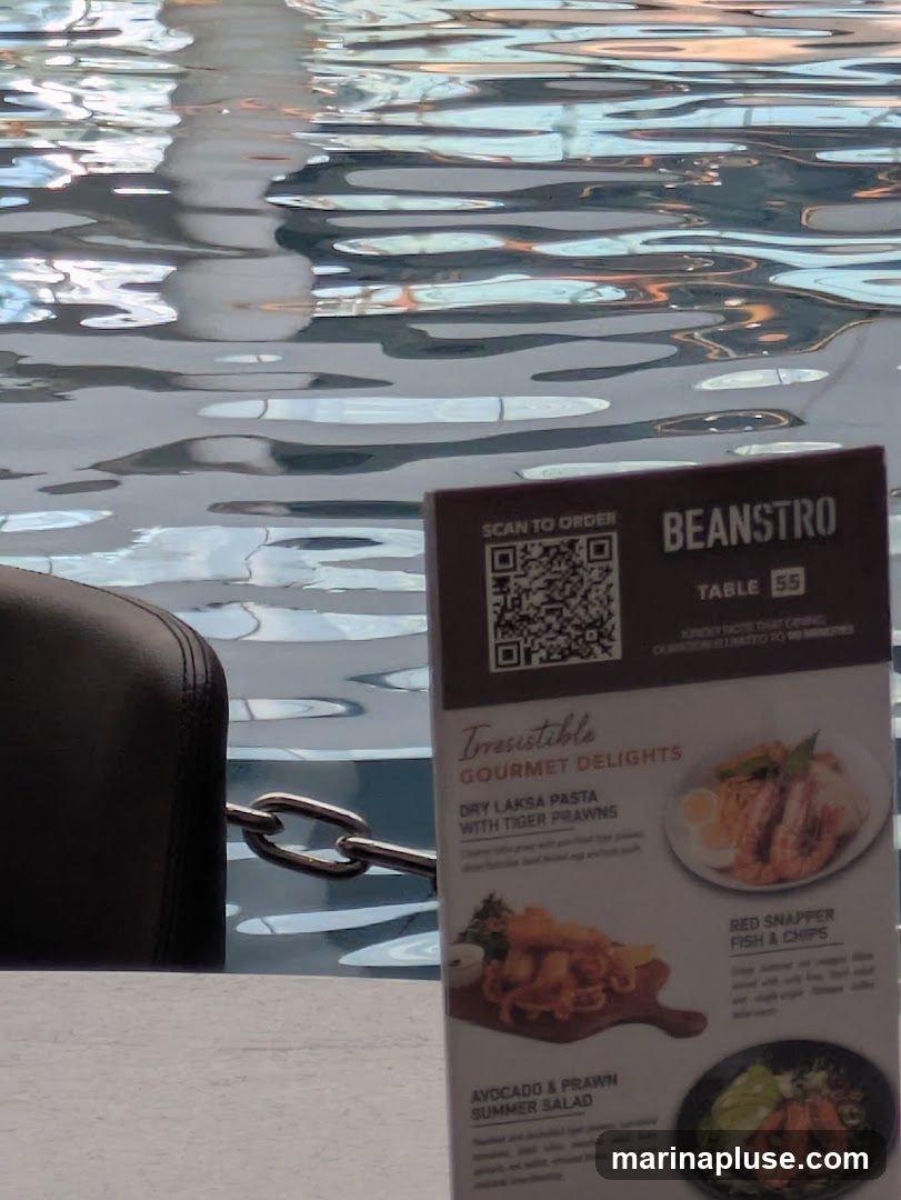 A menu from Beanstro with gourmet delights.