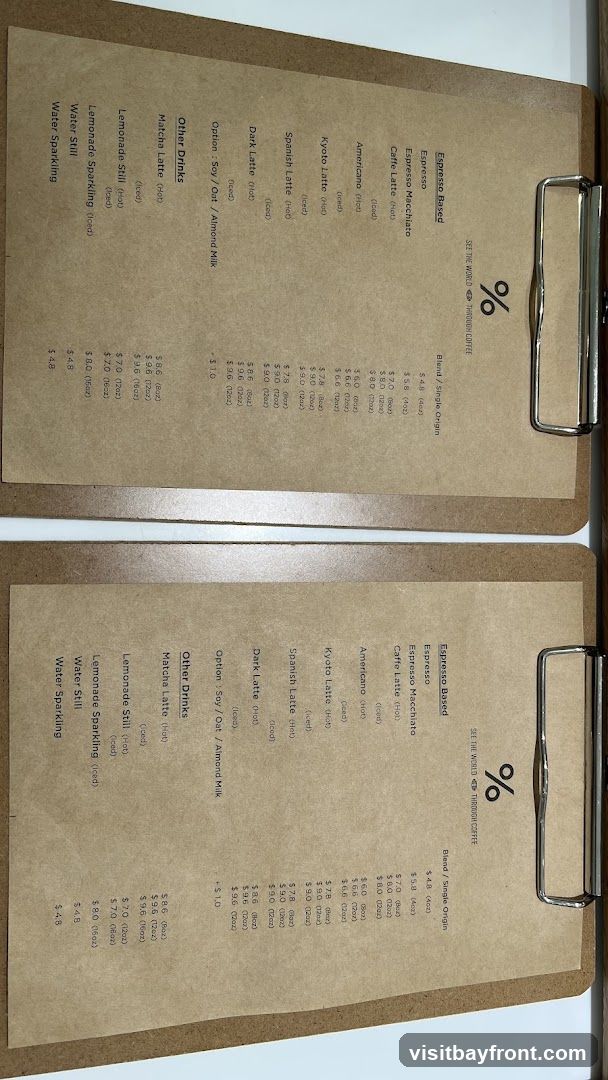 Coffee Menu