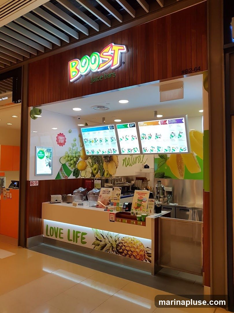 Boost Juice @ Marina Bay Link Mall