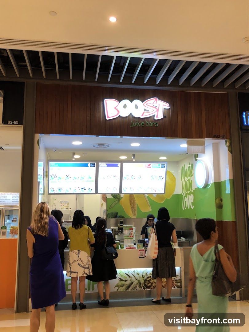 Boost Juice @ Marina Bay Link Mall