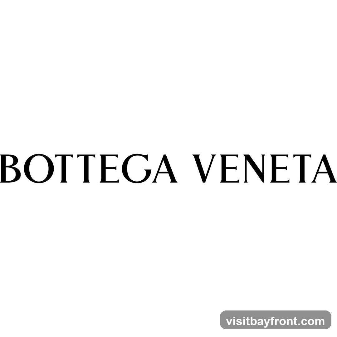 The image displays the text "BOTTEGA VENETA" in a large, bold, black sans-serif font against a white background.