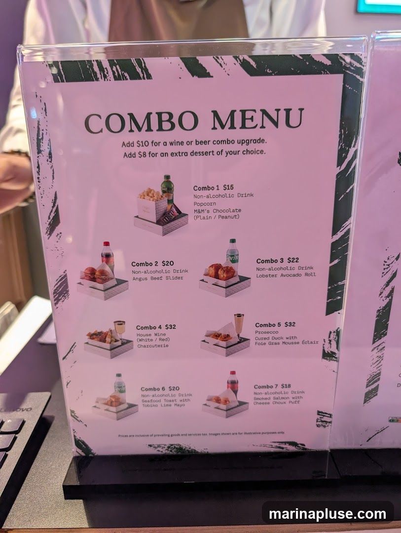 Add $10 for a wine or beer combo upgrade. Add $8 for an extra dessert of your choice.