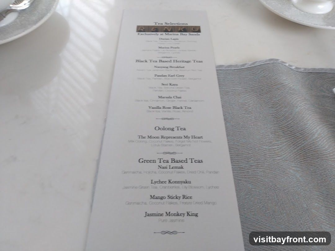Tea Selections