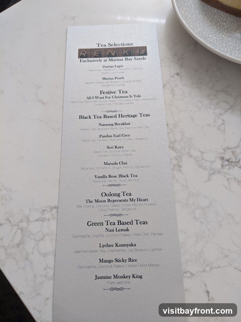 Tea Selections