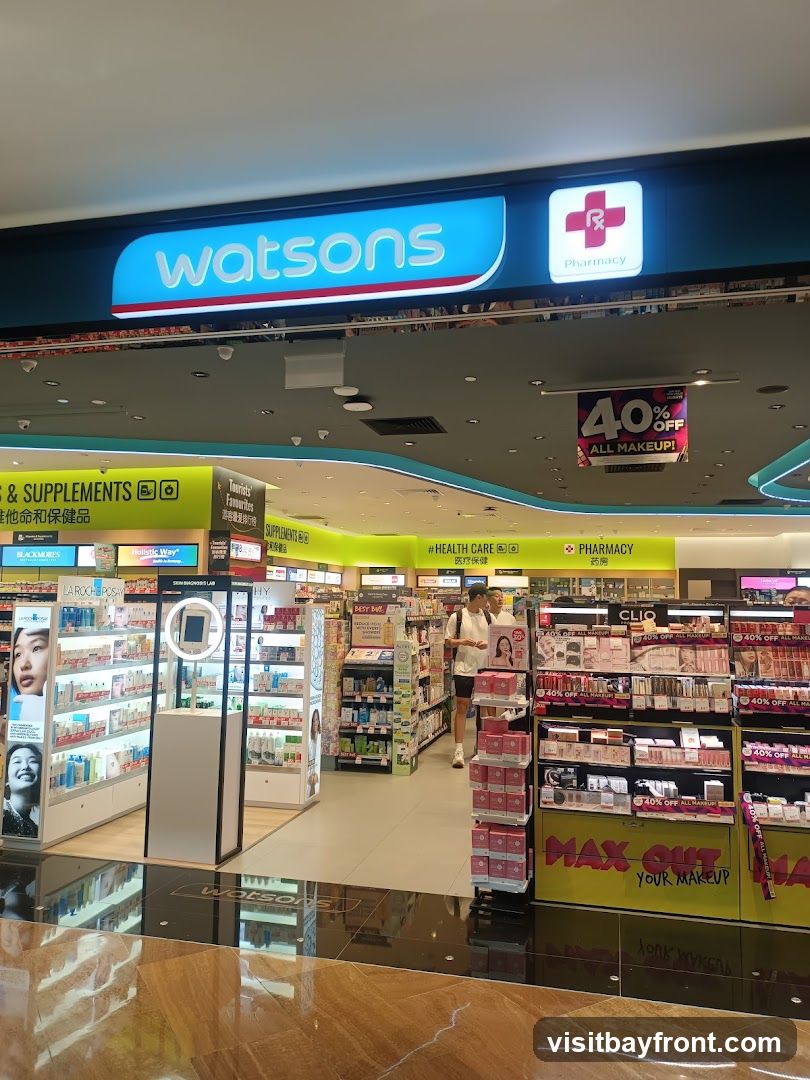 Watsons Marina Bay Sands +Pharmacy + GNC (Click & Collect)