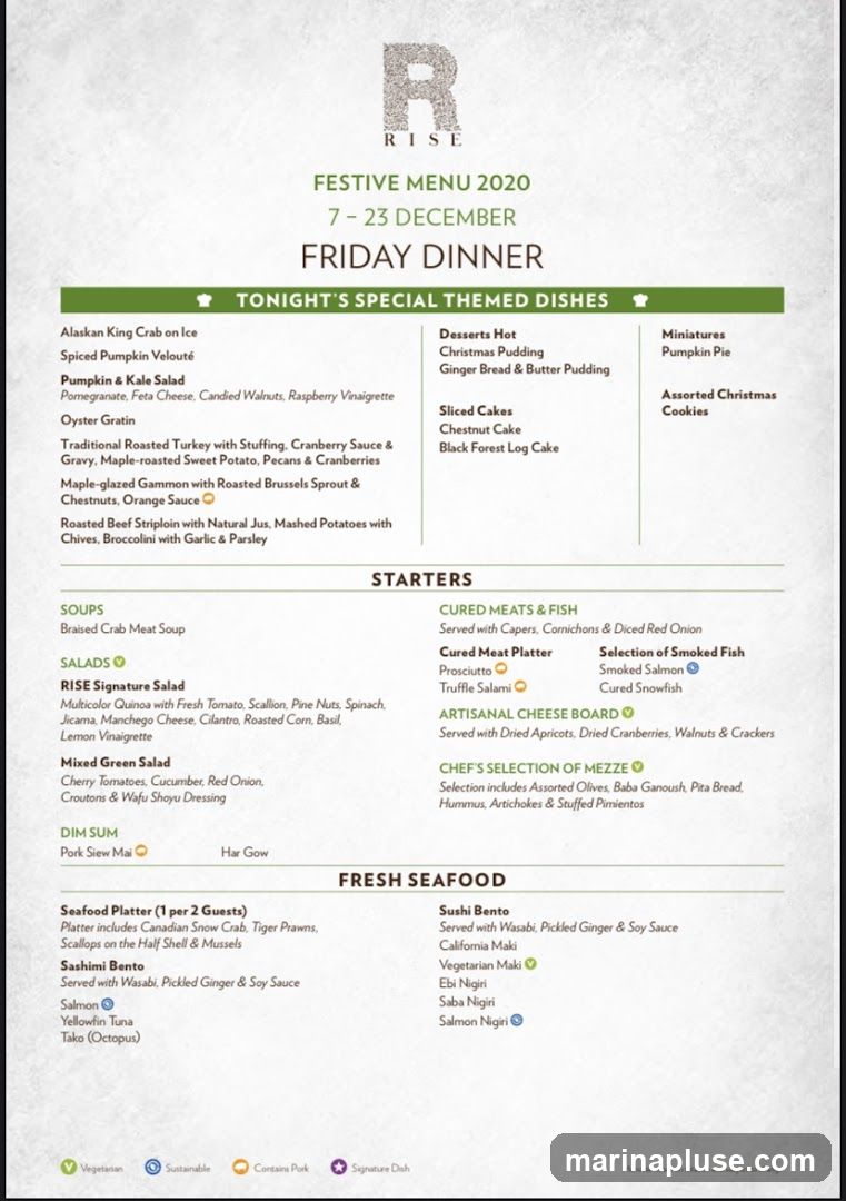 Friday Dinner, December 7-23