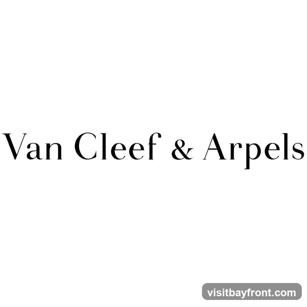 The image displays the text "Van Cleef & Arpels" in a simple, elegant font against a white background. This is likely a logo or brand name.
