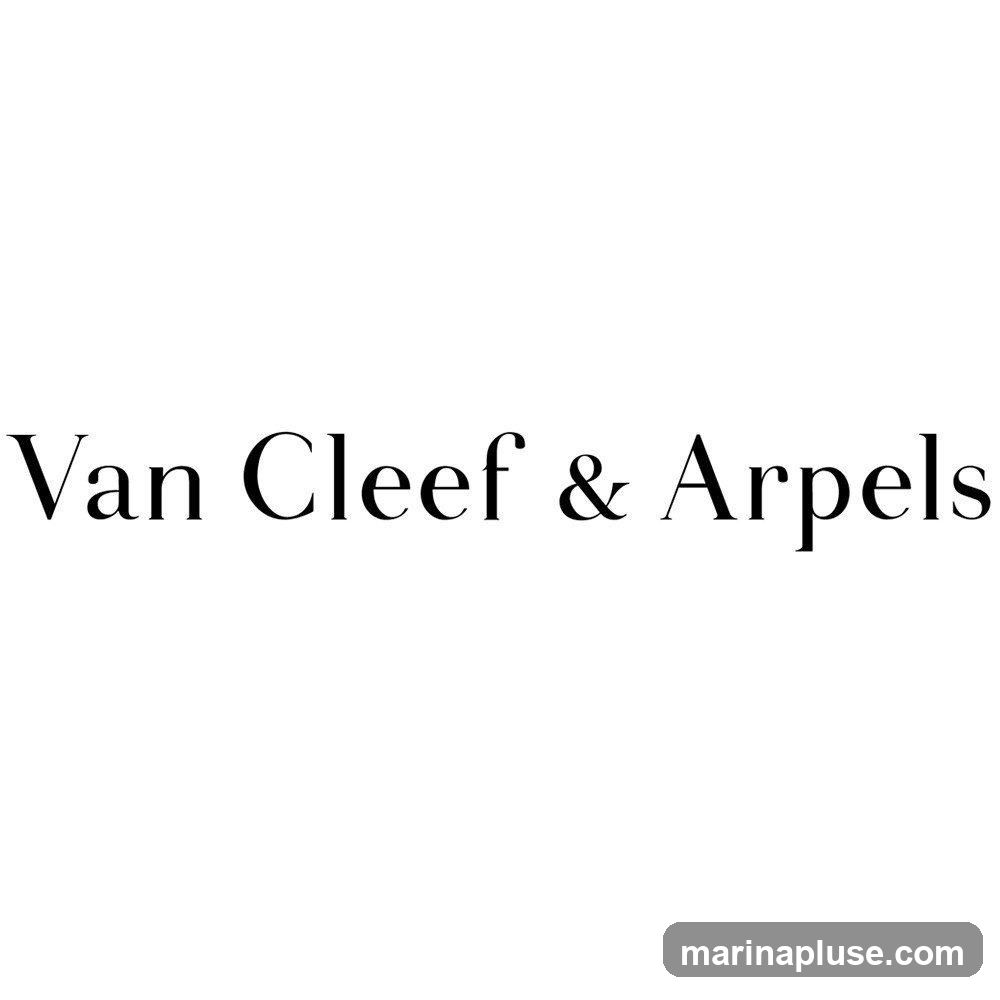 The image displays the text "Van Cleef & Arpels" in a simple, elegant font against a white background. This is likely a logo or brand name.