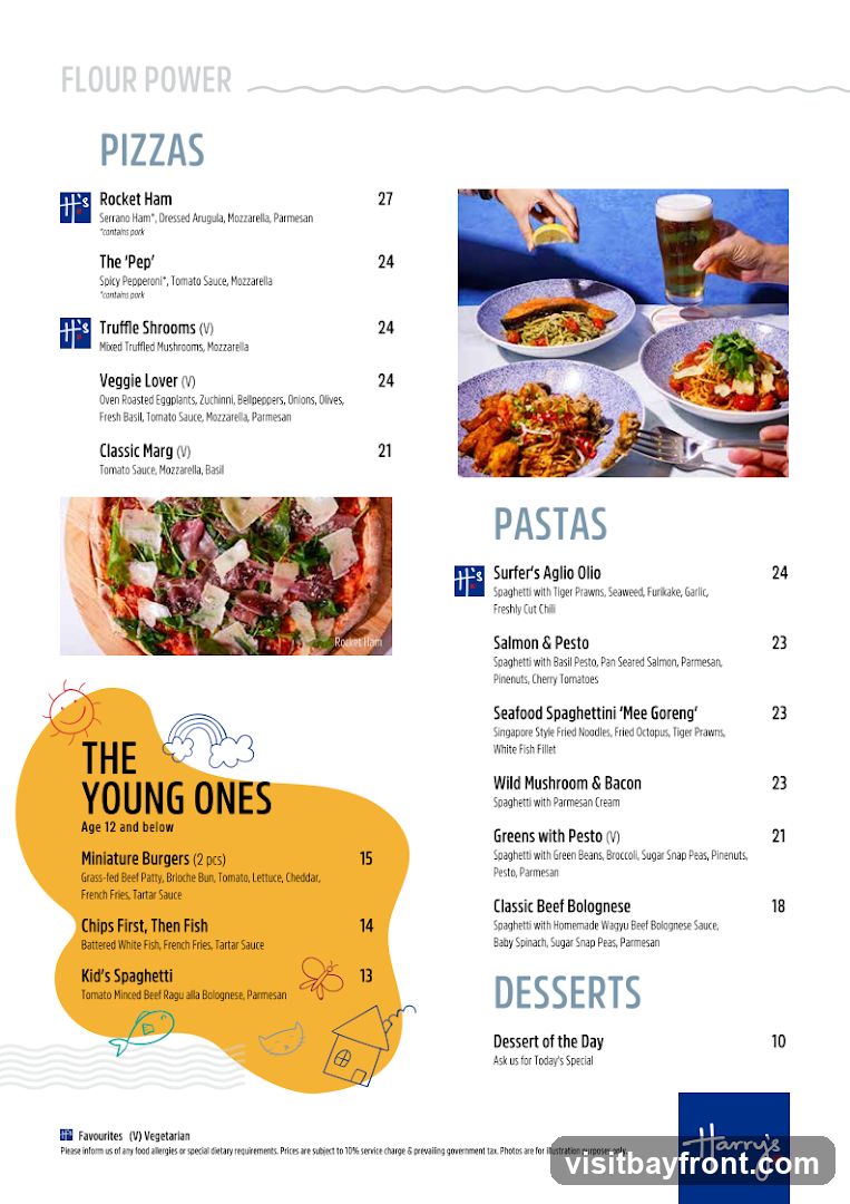 FLOUR POWER PIZZAS PASTAS DESSERTS