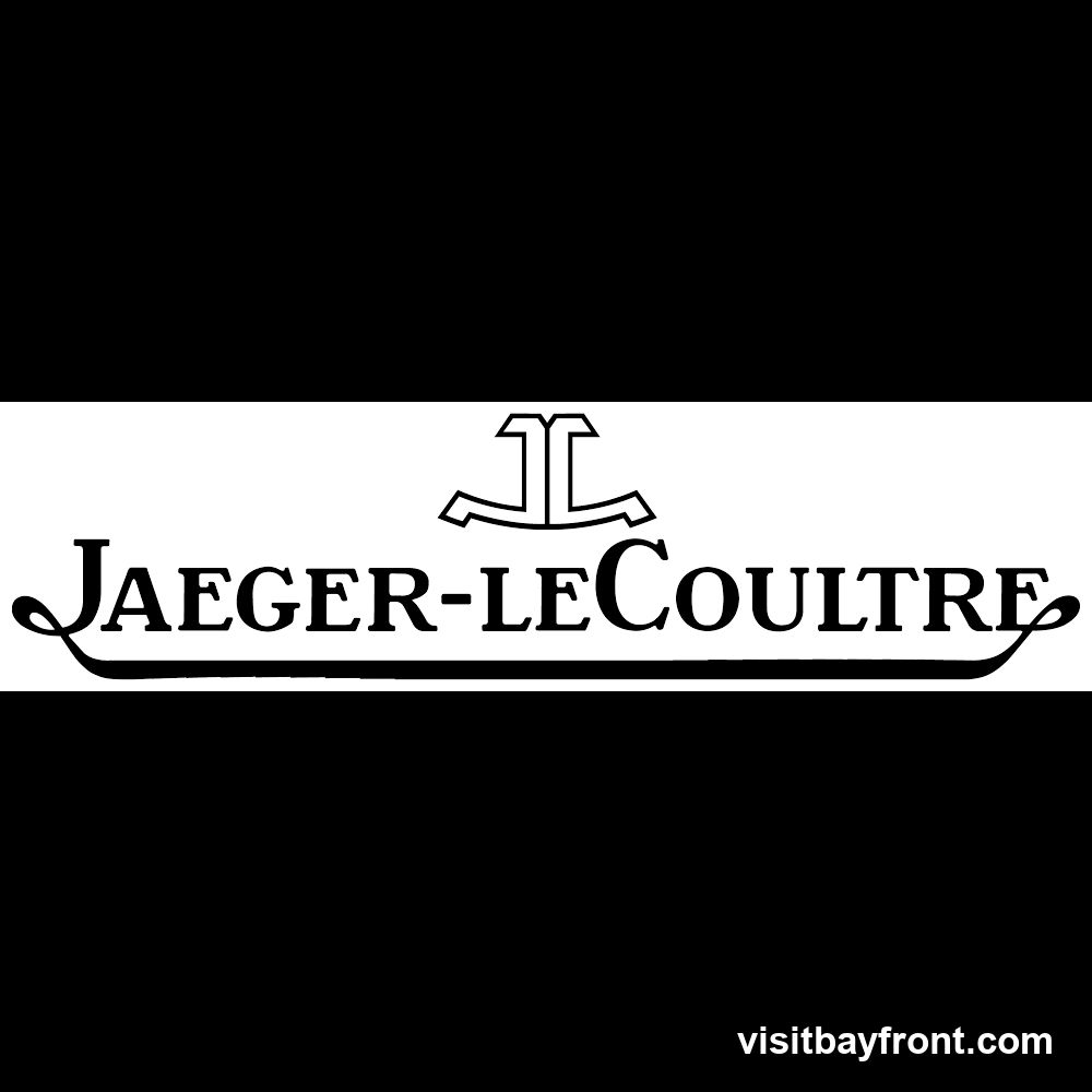 The logo for Jaeger-LeCoultre, a Swiss luxury watch manufacturer. It features the brand name in a stylized font with an emblem above it.