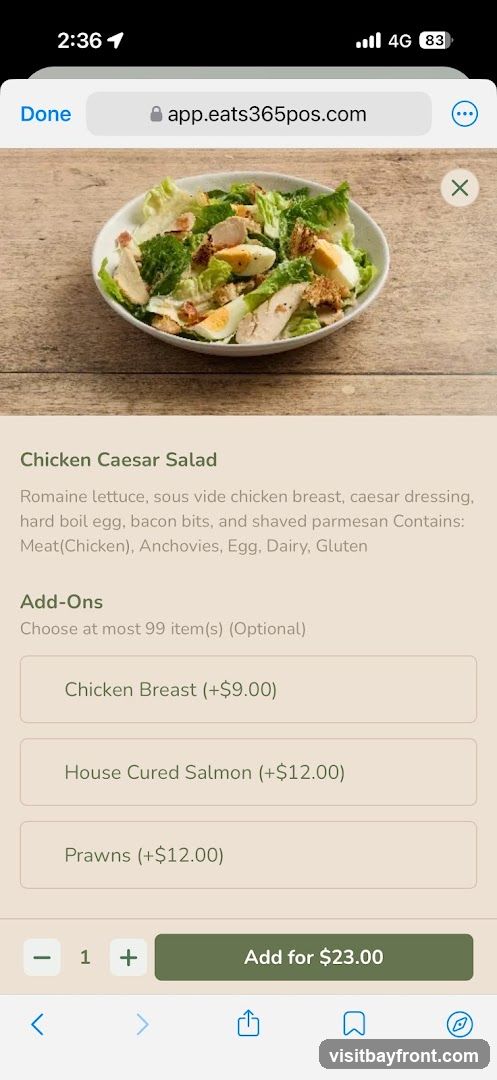 Chicken Caesar Salad