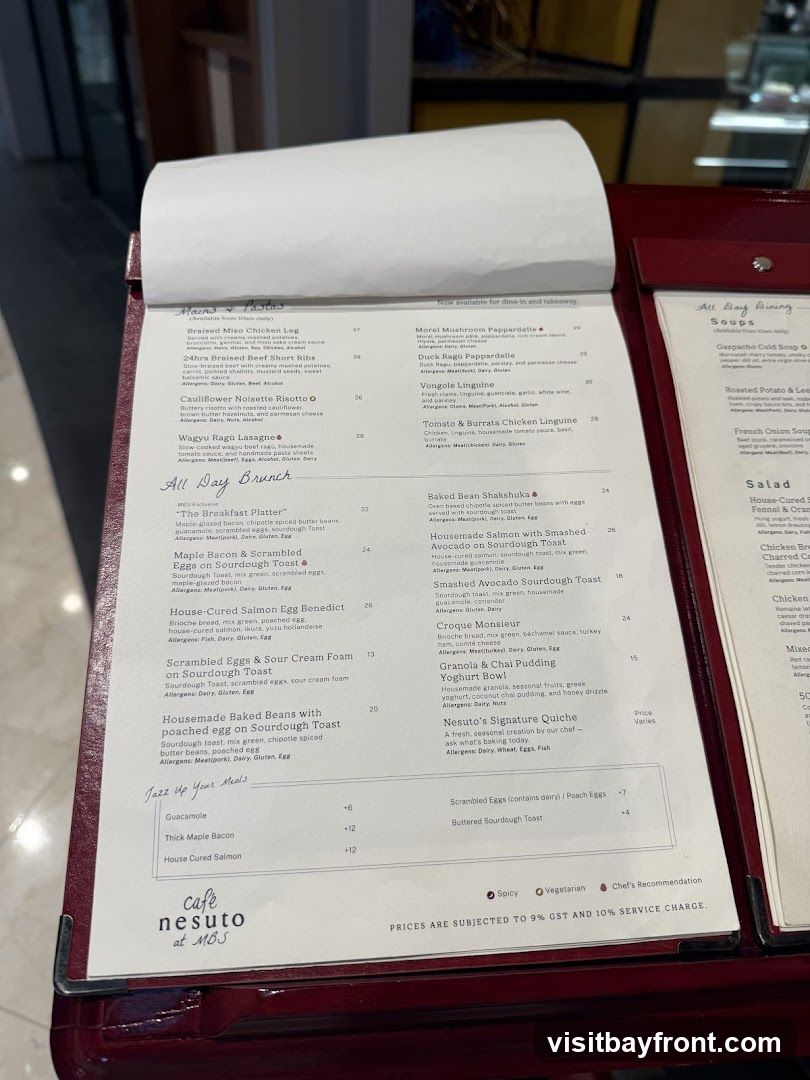 Nesuto Menu