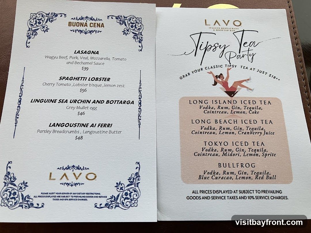 LAVO Italian Restaurant & Rooftop Bar - Tipsy Tea Party