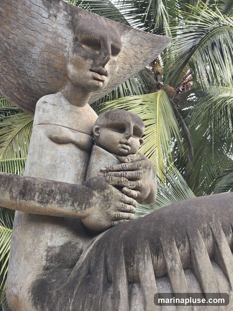 Mother & Child Sculpture