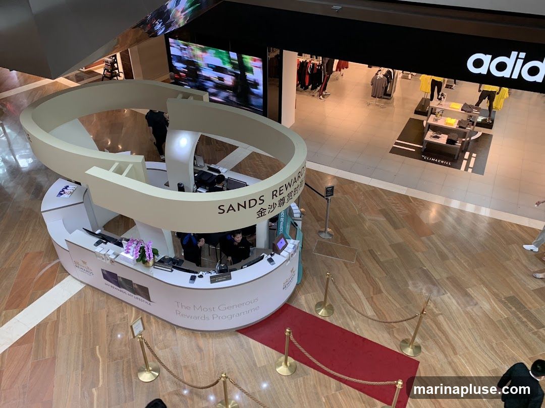 Sands Rewards Lifestyle Counter (above Sampan Rides)