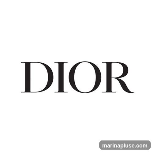The image displays the word "DIOR" in large, black, serif capital letters against a white background.