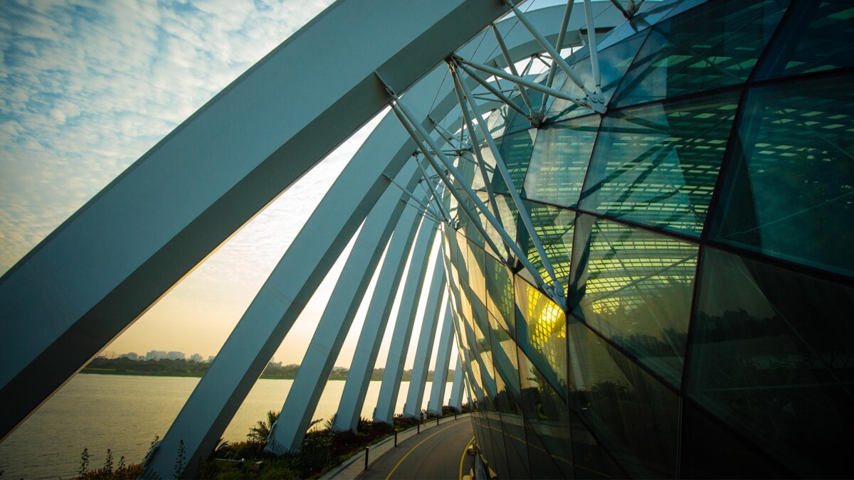 Gardens by the Bay visitor access and getting here signage, relevant for planning around the Bay South Bay East Bridge construction diversion