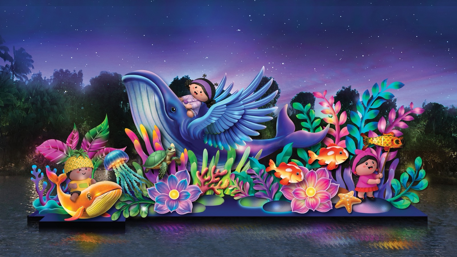 Fenbao's lantern trail lights Gardens by the Bay for Mid-Autumn 2026
