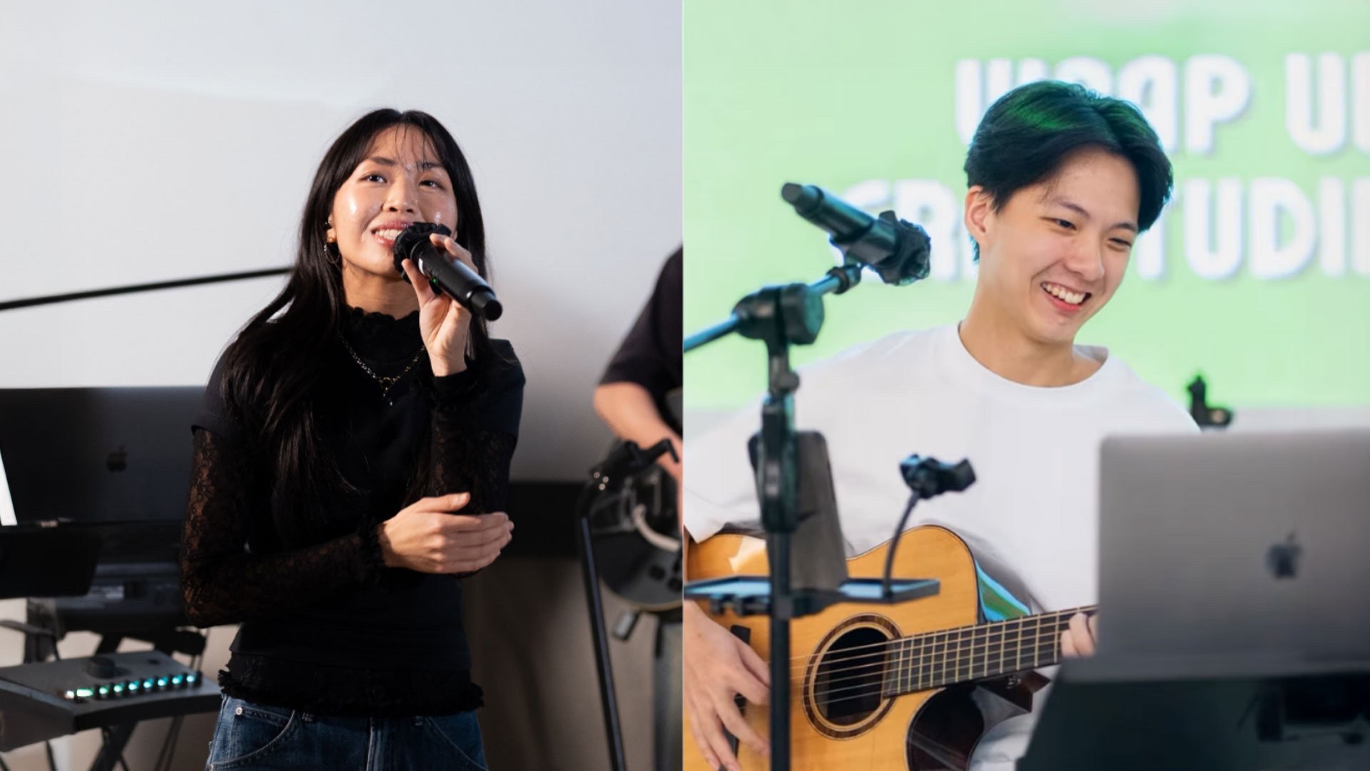 Grace Ann and Joshua play songs for the ones we love at Esplanade Concourse for Popaholic 2026