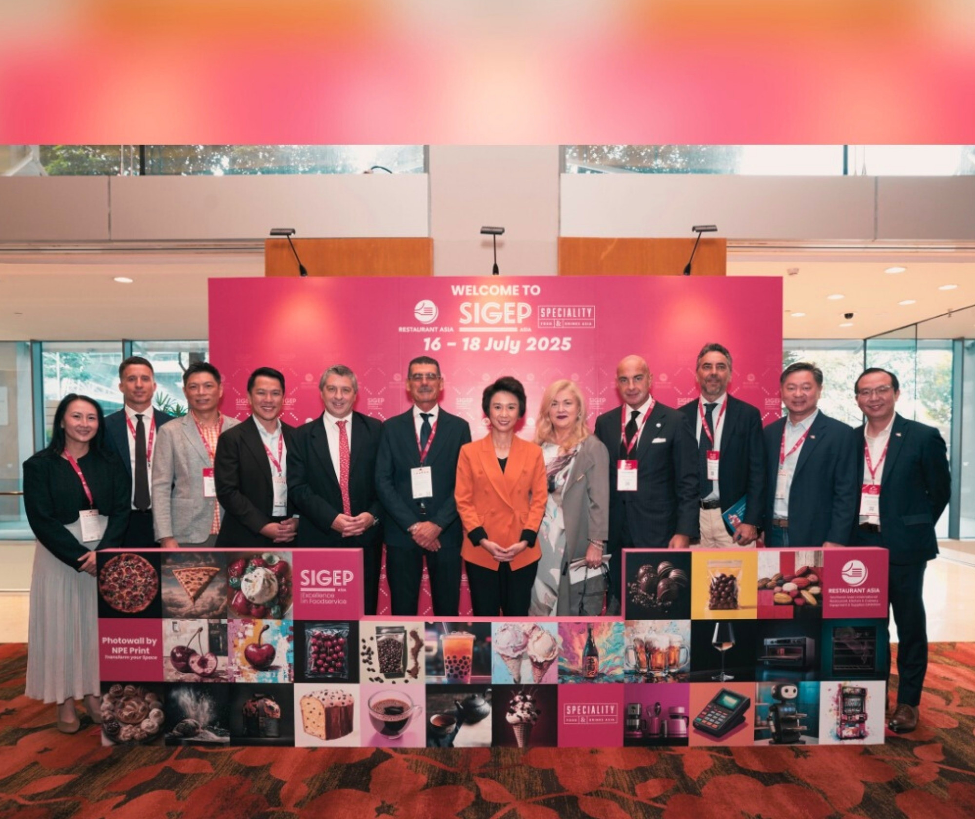 Gelato World Cup Asia Selection at SIGEP Asia 2026 at Marina Bay Sands, where Asia's gelato artisans compete for a place at the 2028 world final in Rimini