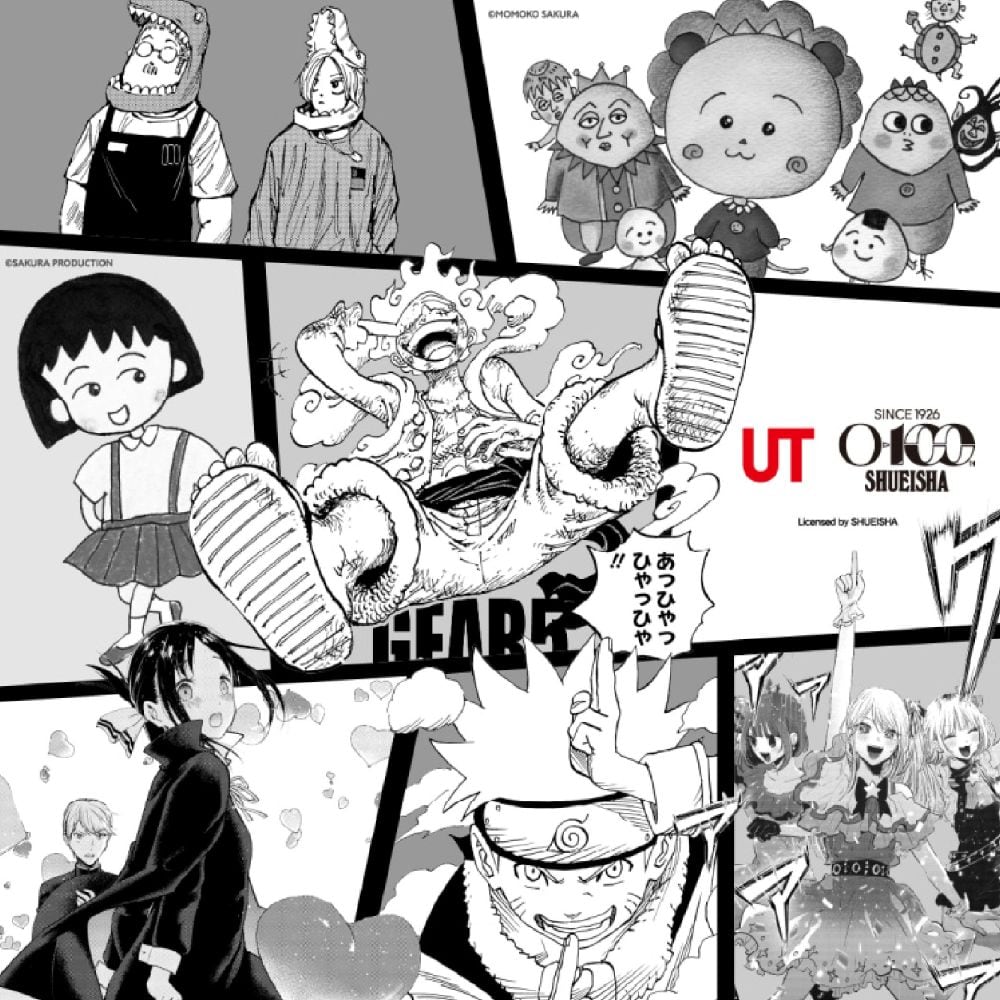 MANGA UT SHUEISHA 100th collection at UNIQLO Marina Bay Sands pop-up